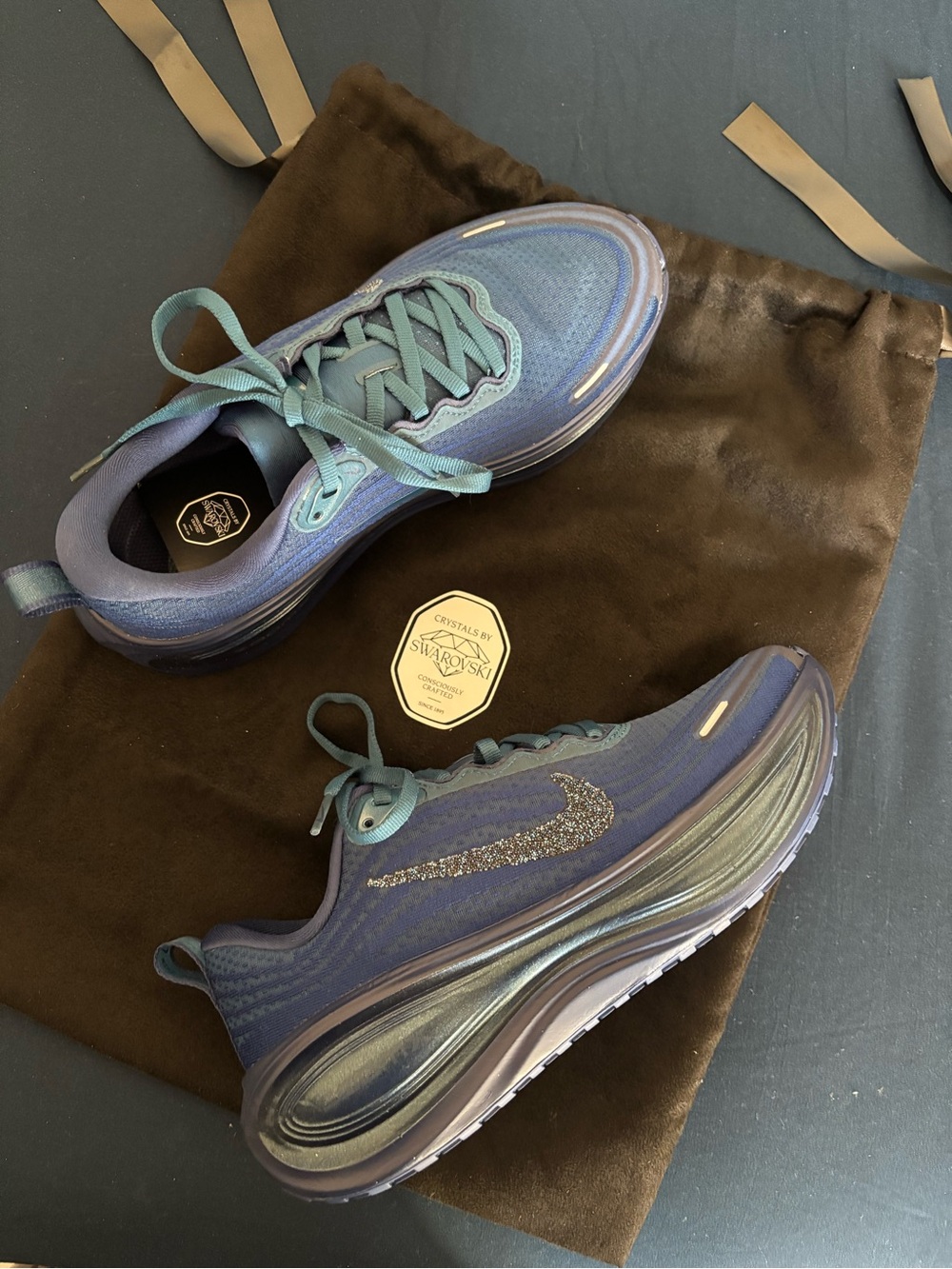 Nike Vomero Plus with Swarovski Crystals